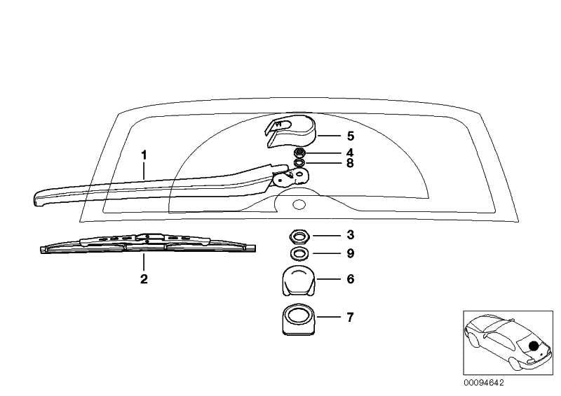 Pulsador Luneta Trasera Con Microinterruptor Para Bmw E46 E91 E61 . Original Recambios