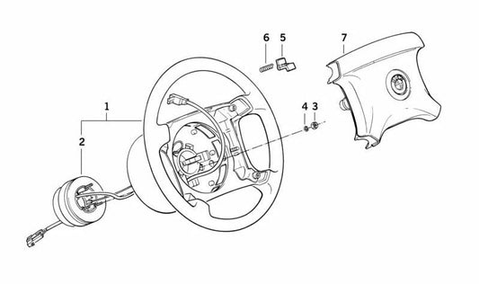 OEM -Managementhebel 32341156219 für BMW E30, E28, E34, E24, E32. Original BMW.