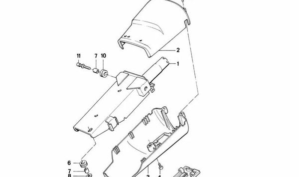 Carcasa Superior para BMW Serie 3 E30 (OEM 32311155103). Original BMW