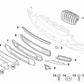 Right decorative strip for BMW E70 (OEM 51117168924). Original BMW