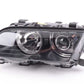 Faro izquierdo de luz xenón para BMW E46 (OEM 63126902763). Original BMW