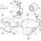 Silenciador de ruido de admisión para BMW Serie 3 E90, E91, E92, E93 (OEM 13717552437). Original BMW.