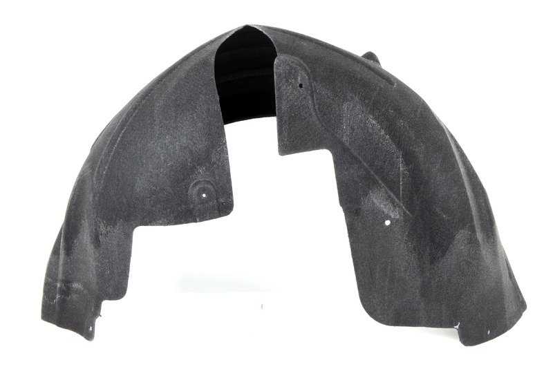 Cubierta del paso de rueda trasera izquierda para BMW F10, F18 (OEM 51717186729). Original BMW