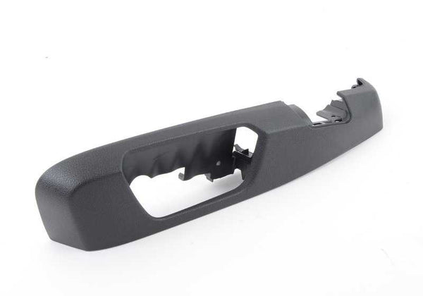 Cubierta lateral izquierda del asiento OEM 52107293577 para BMW F20, F21, F22, F23, F87, F30, F31, F34, F80, F32, F36, F82. Original BMW.