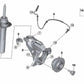 Stoßdämpfer vorne rechts für BMW F48N (OEM 31316882850). Original BMW.