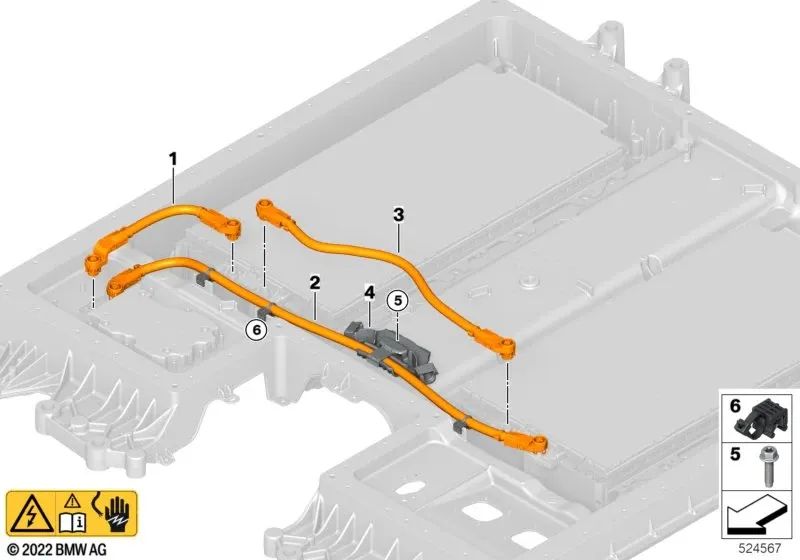 Conector de Módulo para BMW U06, U11 (OEM 61278844293). Original BMW