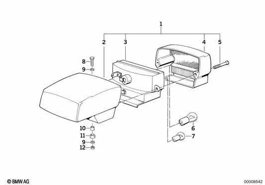 Carcasa para BMW R 248 (OEM 63211243686). Original BMW