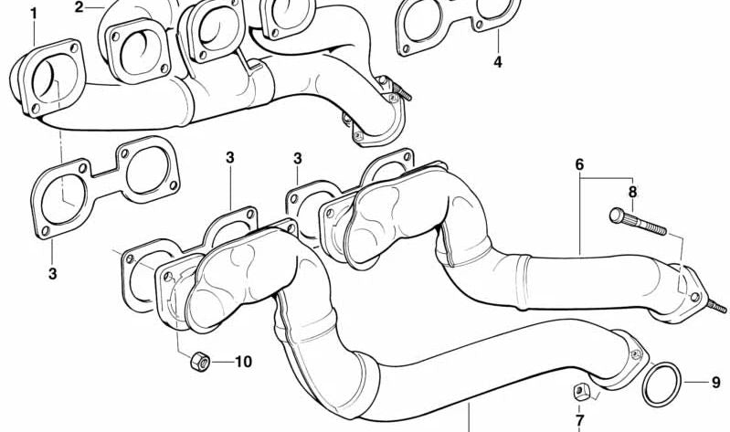 Tuerca cuadrada para BMW E46 Serie 3, E34, E39 Serie 5, E32, E38 Serie 7, E31 Serie 8, E52 Z8 (OEM 11621741172). Original BMW