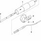 Tubo de Suministro de Combustible Delantero para BMW E36 (OEM 13311404834). Original BMW