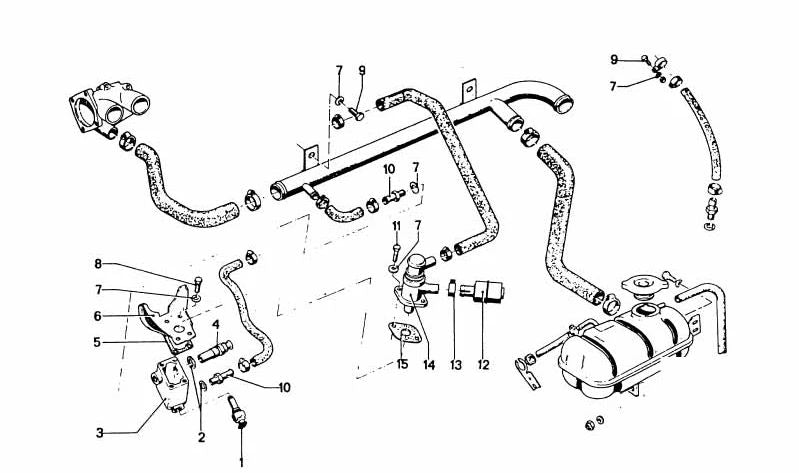 Sensor de temperatura del agua OEM 13621353329 para BMW (Modelos compatibles: E21, E30, E12, E28, E23, E24, E32, E34, Z1, E38, E39, E46, E90, E92, F10, F30, G20, X1, X3, X5, X6). Original BMW.