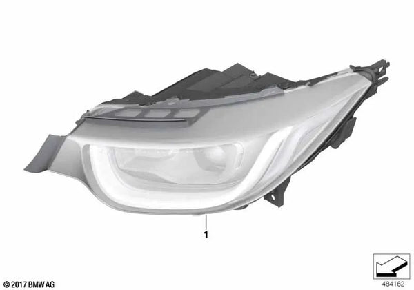 Faro LED izquierdo para BMW i I01N (OEM 63118494339). Original BMW