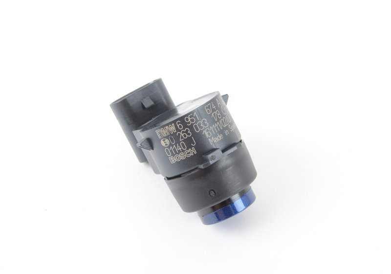 Sensore di parcheggio blu PDC Montego OEM 66209114342 per BMW E81, E82, E87, E88, E90, E91, E92, E93, E89. BMW originale.