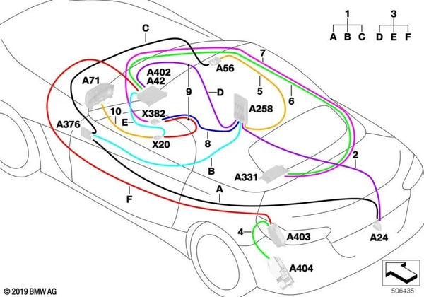 Módulo de Reparación Ethernet para BMW Z4 G29 (OEM 61118718082). Original BMW