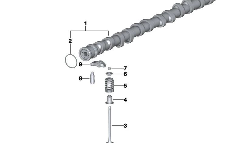 Válvula de escape para BMW E81, E82, E87, E88, E90, E91, E92, E93, E60, E61, F10, F11, E63, E64, E65, E66, F01, F02, E84, F25, E70, E85, E86, E89 (OEM 11347553772). Original BMW