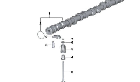 Válvula de escape OEM 11347539920 para BMW E90, E91, E60, E61, E85 (Modelos compatibles: 320i, 325i, 330i, 520i, Z4). Original BMW.