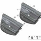 Revestimiento de puerta de cuero trasero derecho para BMW F10, F11, F10N, F11N (OEM 51427273282). Original BMW