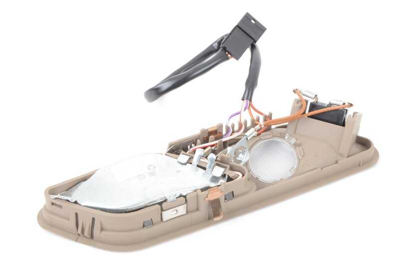 Luz de lectura interior trasera izquierda para BMW E34, E32 (OEM 63318355039). Original BMW