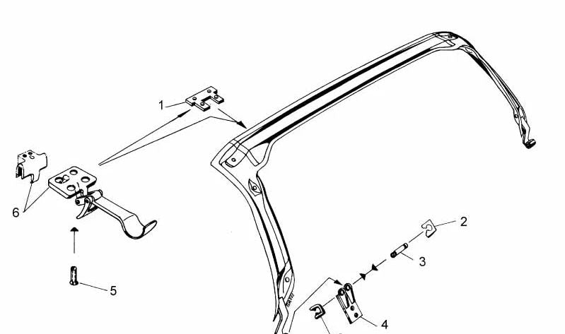 Lock for BMW 3 Series E21 (OEM 54310006052). Original BMW