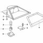 Bremslichtdichtung für BMW 7er E38 (OEM 63258352887). Original BMW