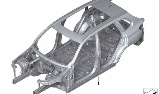 Fahrgestell ohne Fahrgestellnummer für BMW X5 F95, G05 (OEM 41008497711). Original BMW