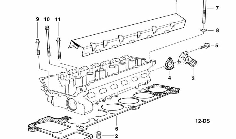 Zylinderkopfschraubensatz für BMW E36, E34, E39, E38 (OEM 11121721938). Original BMW