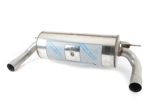 M Performance muffler for BMW 2 Series F22, F23, 3 Series F30N, F31N, 4 Series F32, F33, F36 (OEM 18302424608). Genuine BMW.