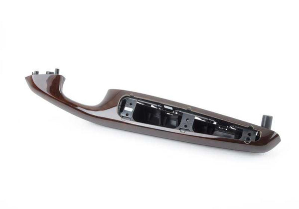 Reposabrazos de madera delantero derecho para BMW E46 (OEM 51418259958). Original BMW