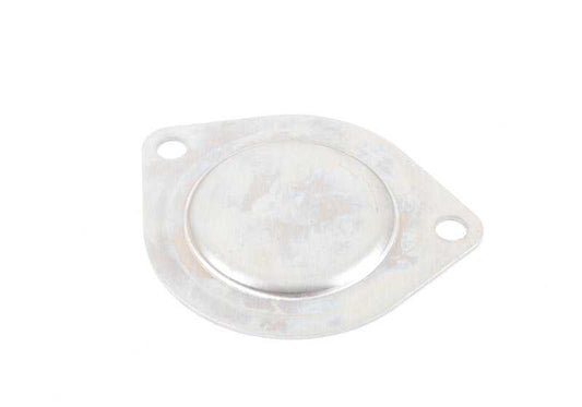 End cap with gasket for BMW E60, E61, E63, E64, E65, E66, X5 E53 (SKU 11117507391). Genuine BMW