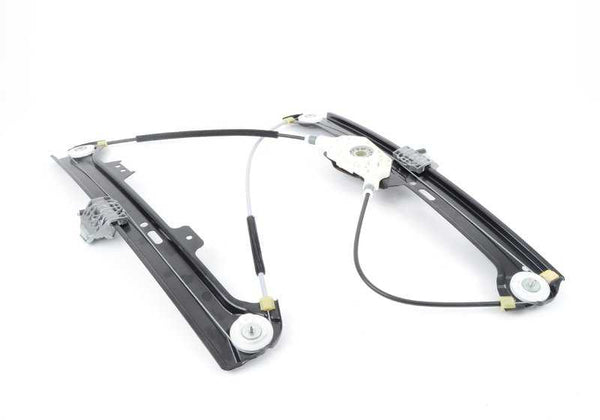 Elevador de ventana sin motor delantero derecho para BMW E60, E60N, E61, E61N (OEM 51337184384). Original BMW