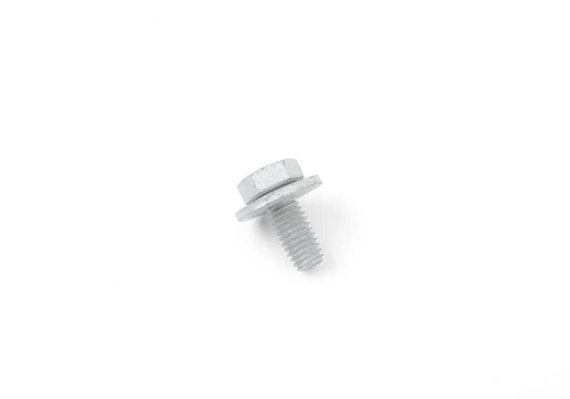 Tornillo hexagonal con arandela para BMW Serie 1 E81, E82, E87, E88, Serie 3 E90, E91, E92, E93, Serie 5 F10, F11, F18, Serie 6 F06, F12, F13, X1 E84, X5 E70, F15, X6 E71, F16 (OEM 07146954299). Original BMW