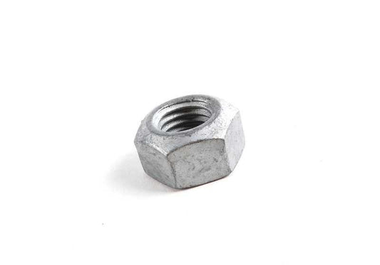 Hex nut for BMW E36, E46, E90, E91, E92, E34, E39, E60, E61, E63, E64, E32, E38, E65, E66, E67, E53 (OEM 07129904473). Genuine BMW.