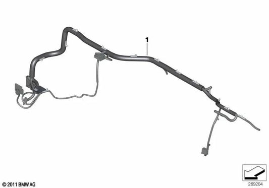 Instrument cluster wiring for BMW F30, F31, F35, F32 (OEM 61119271800). Original BMW.