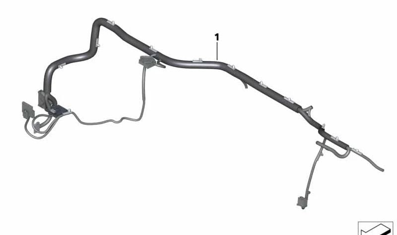 OEM 61119321113 Câblage du tableau de bord pour BMW F22, F87. BMW d'origine.