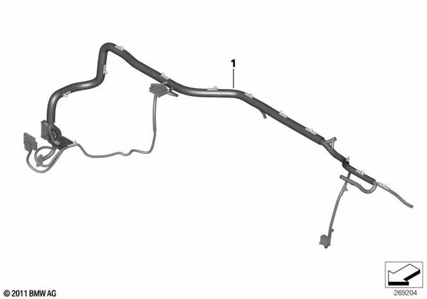 Cableado del cuadro de instrumentos para BMW F30, F31, F35, F32 (OEM 61119271800). Original BMW.