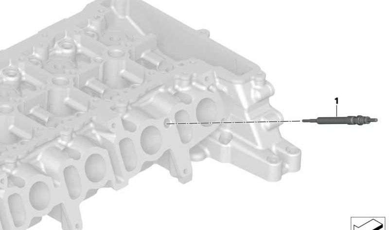 Bujía de precalentamiento OEM 12230035934 para BMW todos los modelos compatibles: E81, E82, E87, E88, F20, F21, F22, F23, F45, F46, E90, E91, E92, E93, F30, F31, F34, G20, G21, F32, F33, F36, G26, E60, E61, F07, F10, F11, G30, G31, F06, F12, F13, G3