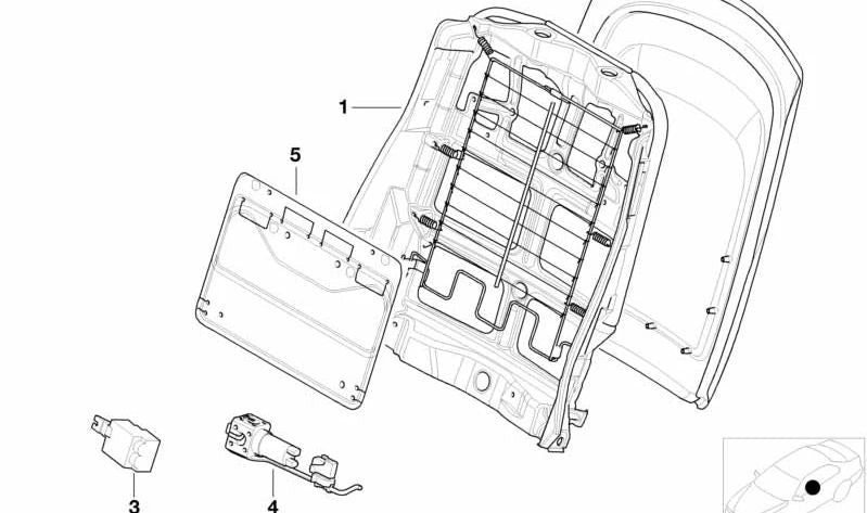 Unidad de ventilación (Ventileinheit) OEM 52107160372 para BMW E46. Original BMW.