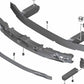 Soporte inferior del parachoques delantero OEM 51117203078 para BMW F07, F10, F11. Original BMW.