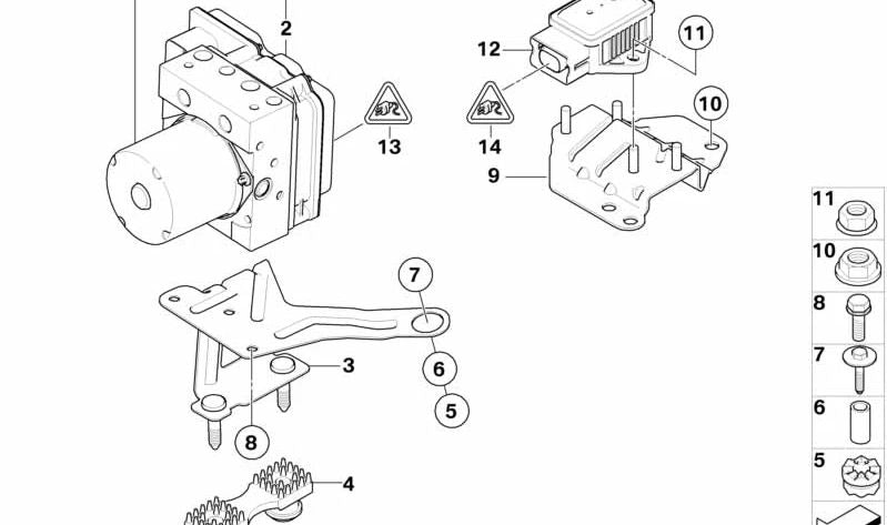 DXC-Hydroaggregat für BMW X3 E83N (OEM 34513450270). Original BMW