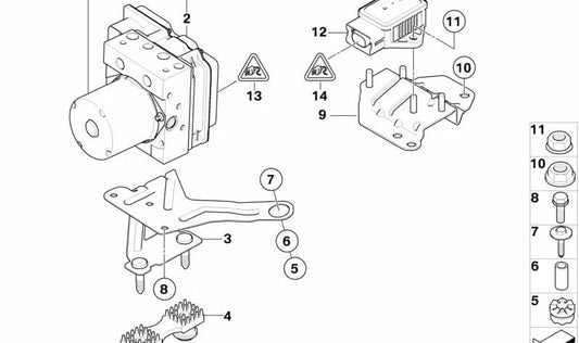 DXC hydroaggregate for BMW X3 E83N (OEM 34513450270). Genuine BMW