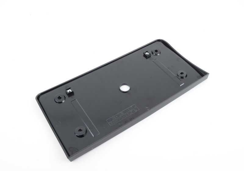 Base para Matrícula para varios modelos/series de BMW (OEM 51138411030). Original BMW.