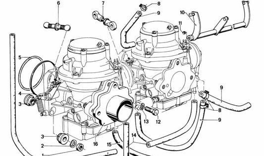 Buje OEM 13111259287 para BMW E12. Original BMW.