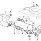 Tornillo excéntrico OEM 33321136453 para ajustar suspensión trasera BMW {E31, E32, E34, E36, Z3}. Original BMW