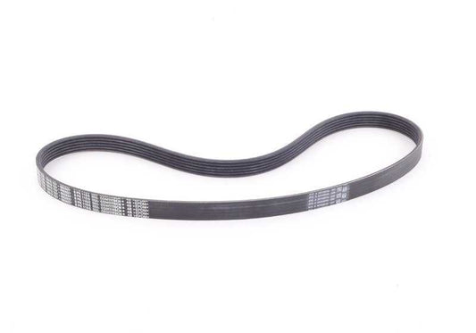 Accessory Belt (Poly V) OEM 11288613707 for BMW F20, F21, F22, F23, F30, F31, F34, G20, G21, F32, F33, F36, G22, G26, G30, G31, G38, G32, G11, G12, G14, G15, G16, G01, G08, G02, G05, G06, G07. Genuine BMW.