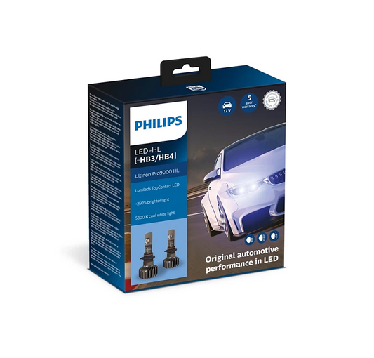 Philips Ultinon Pro9000 LED-HL [~HB3/HB4]: Iluminación Automovilística de Máxima Calidad