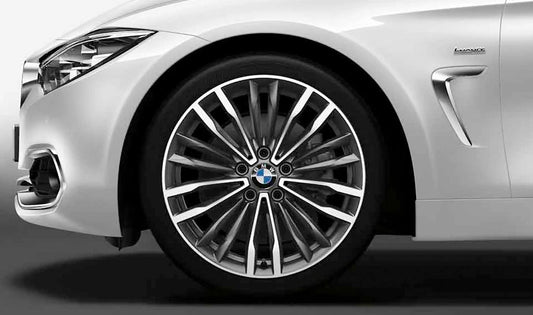 Original alloy wheel multi-spoke design 708 OEM 36116877136 for BMW F30, F31, F32, F33, F36. Original BMW.