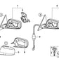 Anillo De Retención Retrovisor Exterior Para Bmw E46 E65 E66 E67 E68. Original Recambios