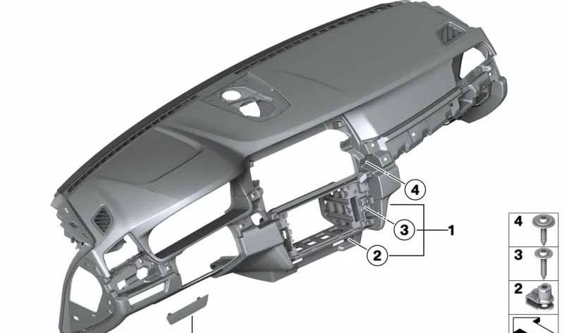 Tablero de instrumentos para BMW F10, F11, F18 (OEM 51459211235). Original BMW