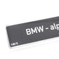 Etiqueta adhesiva de advertencia OEM 51142121000 para BMW E21, E30, E12, E28, E24, E23, E32. Original BMW.