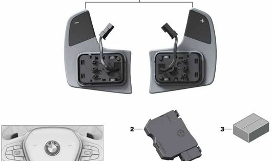 Electrónica del Volante para BMW G42, G20, G21, G22, G23, G26, G29 (OEM 32309476134). Original BMW