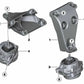 Soporte del motor izquierdo para BMW F34, F32, F33, F36 (OEM 22116860273). Original BMW